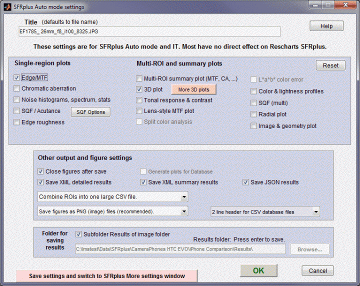 SFRplus_auto_settings